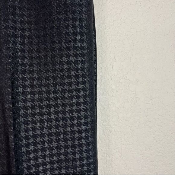 Express Design Studio Black Houndstooth Low Rise Editor Pants Womens Size 4 - Picture 4 of 8